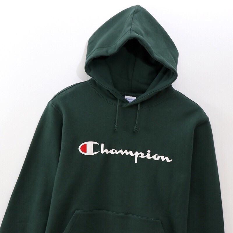 Áo Hoodie In Chữ Champion 100% Chính Hãng Phong Cách Nhật Bản