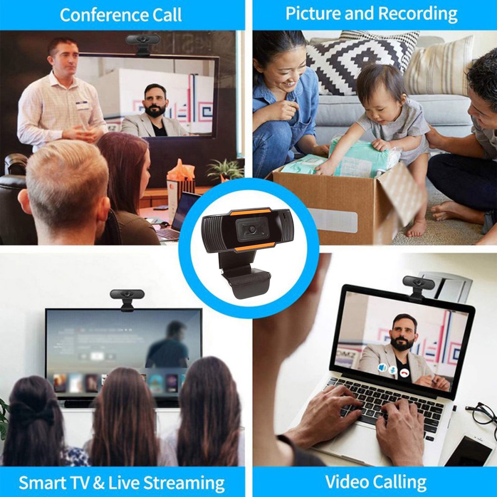 Camera Usb Kèm Micro Tiện Dụng Cho Việc Học Họp | BigBuy360 - bigbuy360.vn