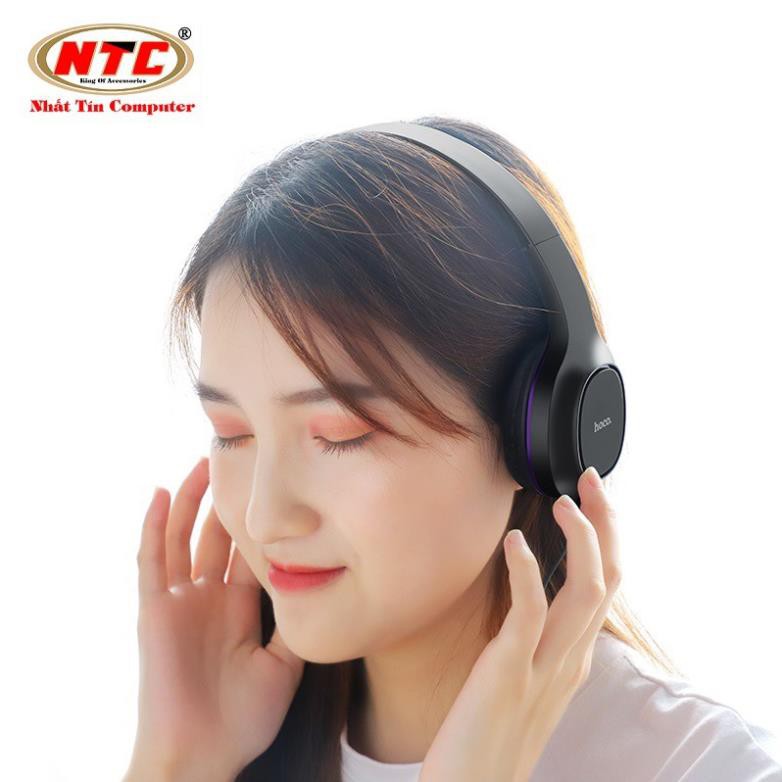 Bộ đôi tai nghe chụp tai và nhét tai có dây Hoco W24 Enlighten âm thanh cực hay - Hãng phân phối chính thưc