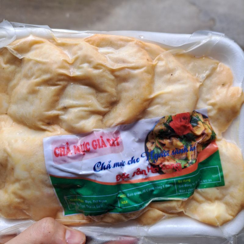 Chả Mực Giã Tay Hạ Long 500g