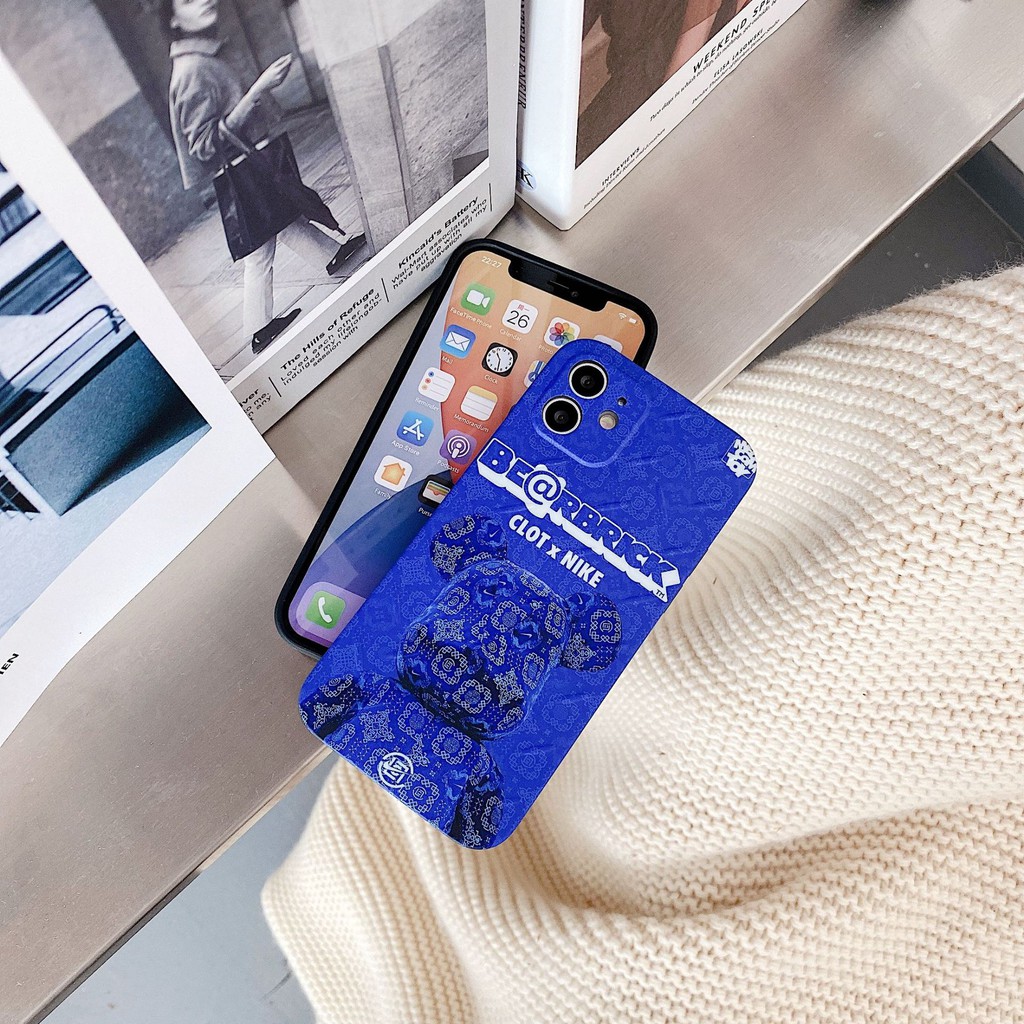 Ốp lưng iphone gấu popobe silicon dẻo mềm TPU cao cấp 7/7plus/8/8plus/x/xr/xs/11/12/pro/max/plus/pro/12promax/Xsmax