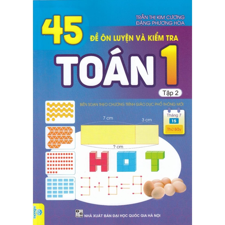 Sách - 45 Đề Ôn Luyện Và Kiểm Tra Toán 1 Tập 2