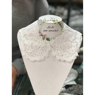 cổ áo ren sơ mi nữ phong cách hàn quốc