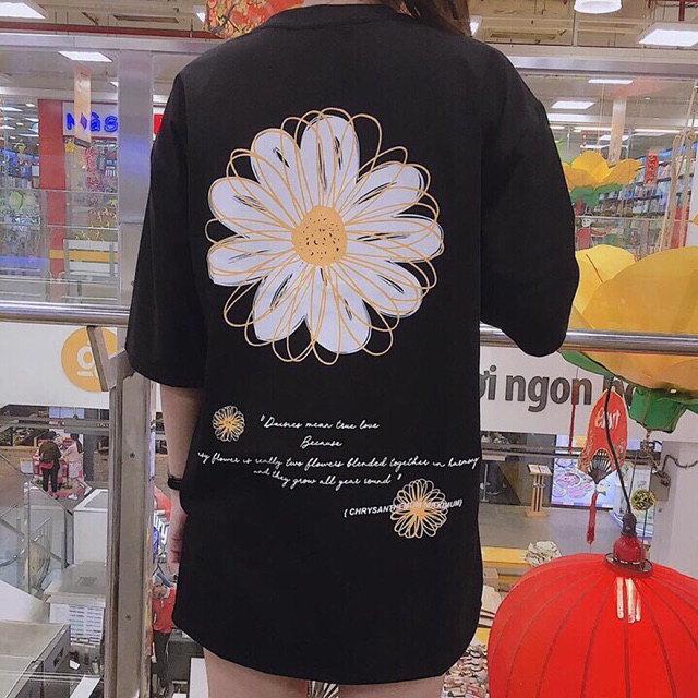 FREESHIP 50K - Áo Thun Nam Nữ Unisex Nam, Nữ Hoa Cúc