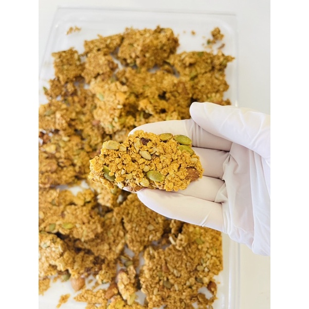 Granola Crunchy ngũ cốc ăn kiêng 500gr không đường
