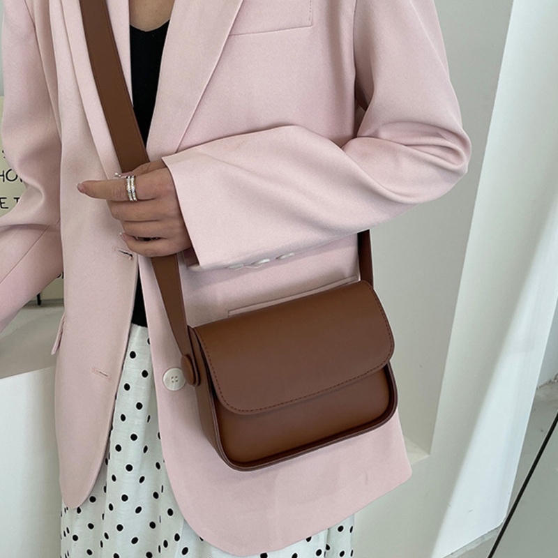 Túi Đeo Chéo Da PU Phong Cách Retro Sang Trọng Cho Nữ