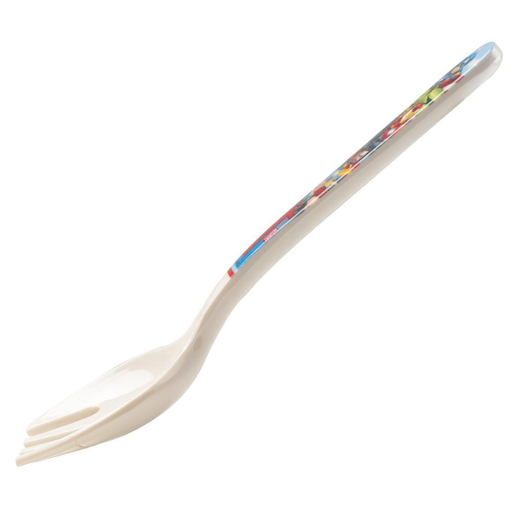 Muỗng nĩa nhựa melamine in hình siêu anh hùng Avengers Spiderman Ironman Captain Thor Hulk siêu ngầu cho bé Disney