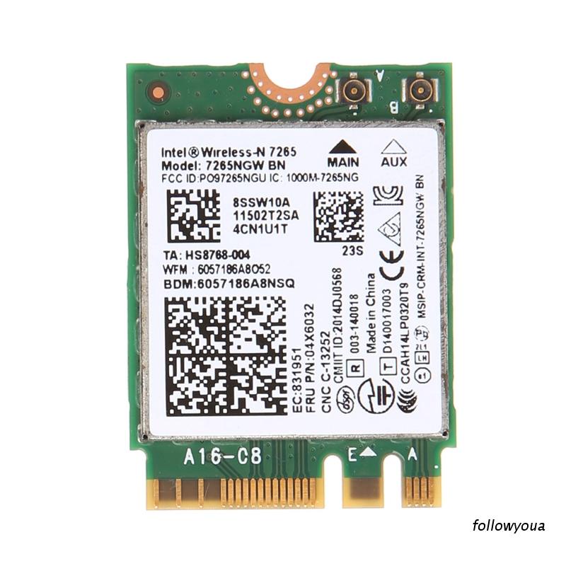 Hộp đựng tai nghe không dây cho Intel 7265 7265NGW BN Dual Band 2x2