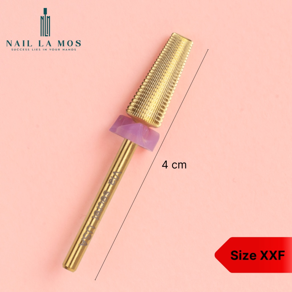 Đầu mài Mỹ Titanium 5in1 dùng được cho cả gel và bột - Đầu mài mịn đi sát khoé móng an toàn, loại xịn và bền (lẻ chiếc)