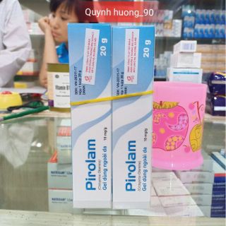 Gel dùng ngoài da - pirolam 20g
