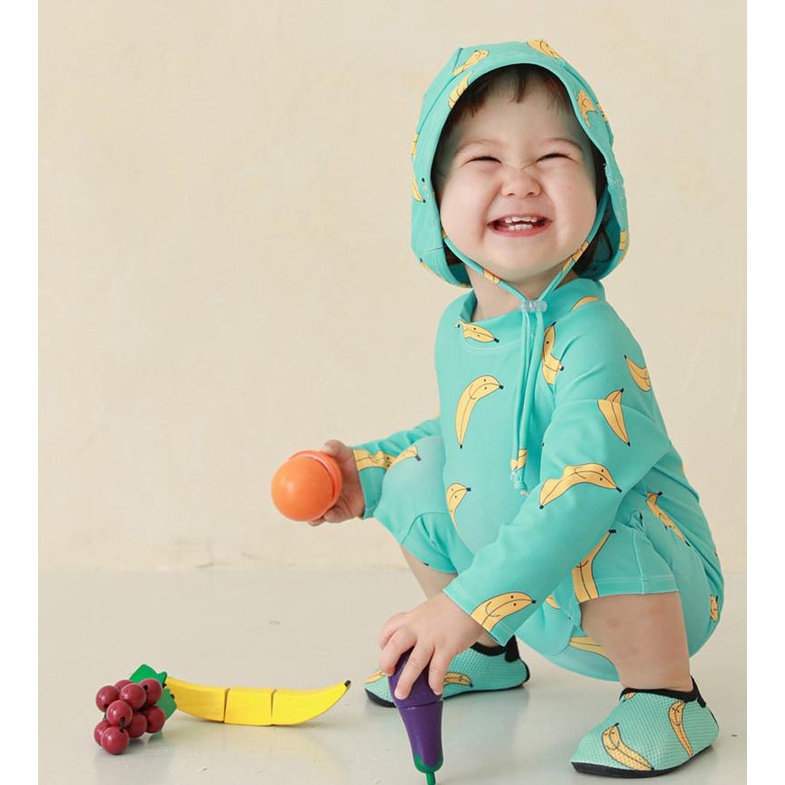 Đồ bơi bé trai | Đồ bơi bé gái SET tông xẹc tông siêu đáng yêu cho bé (Không kèm nón)
