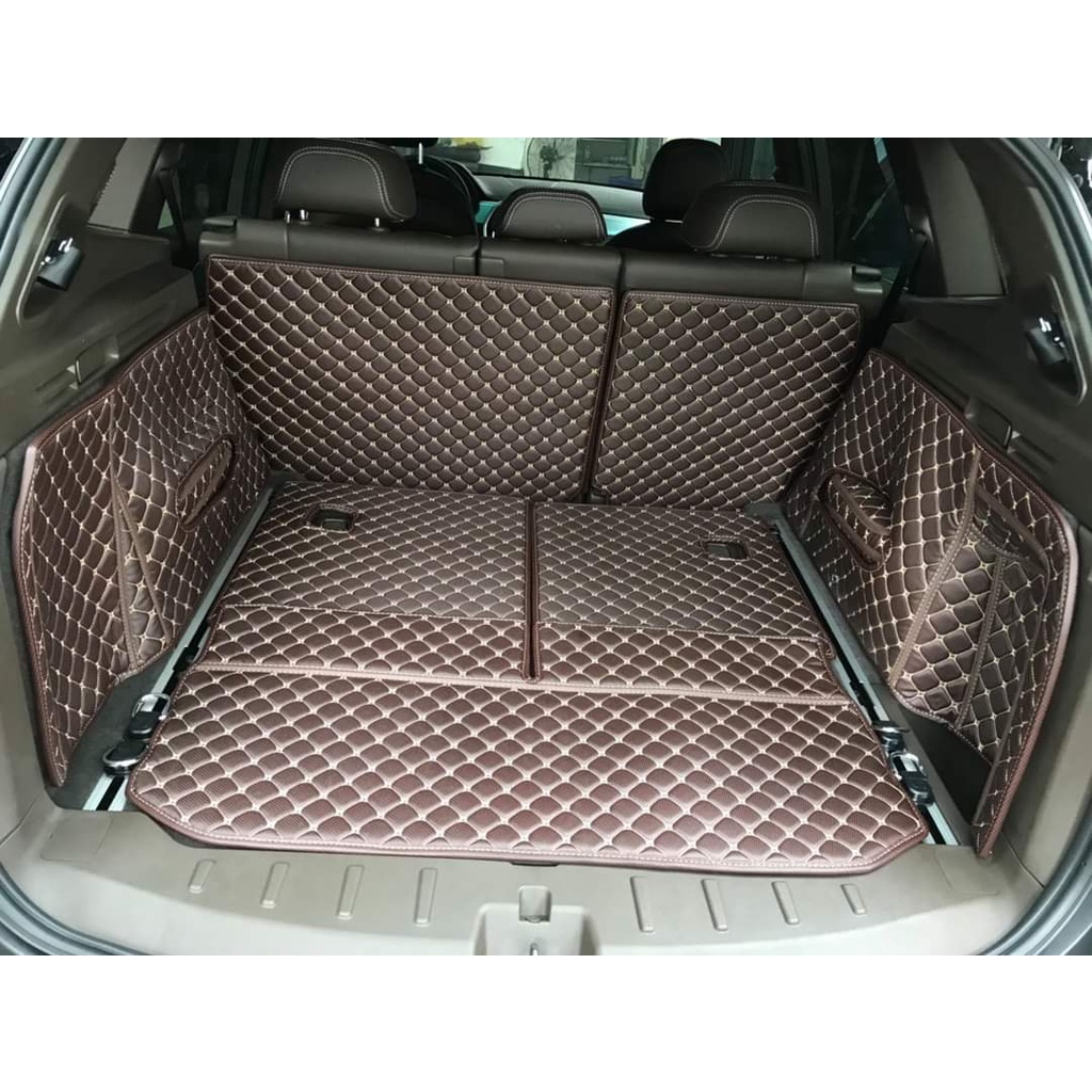 Thảm lót Full kín cốp xe Vinfast Lux SA, da cacbon cao cấp