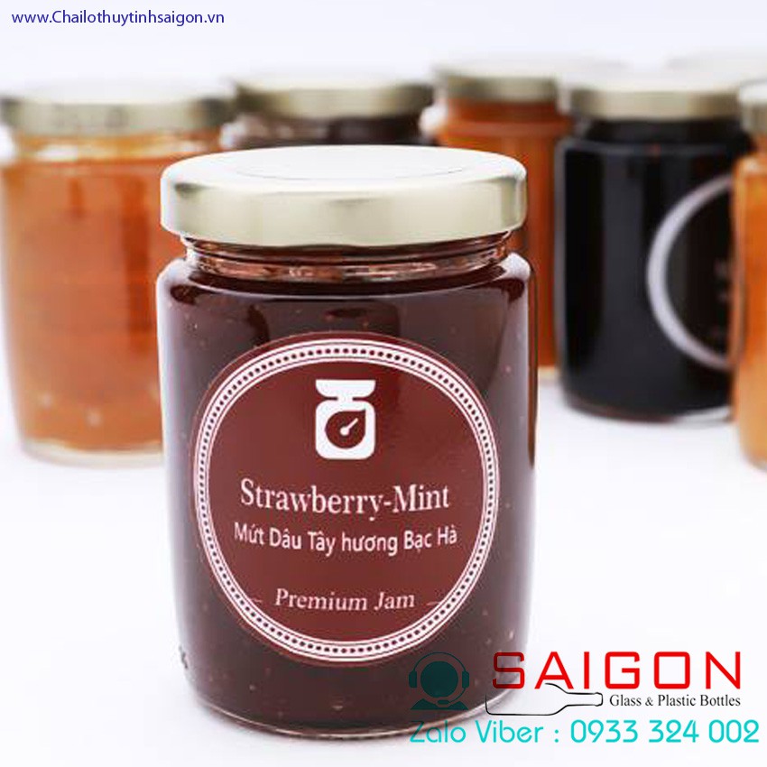 SET 06 Hũ Thủy Tinh 189ml Nắp Thiết