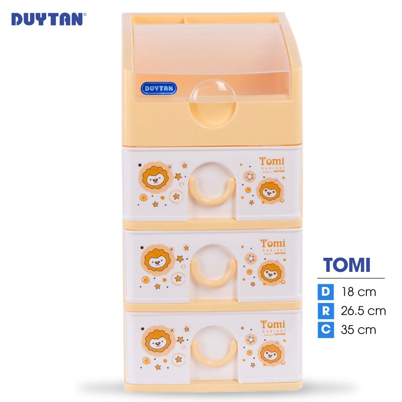 Tủ nhựa Duy Tân Tomi - 4 ngăn - Nhiều màu