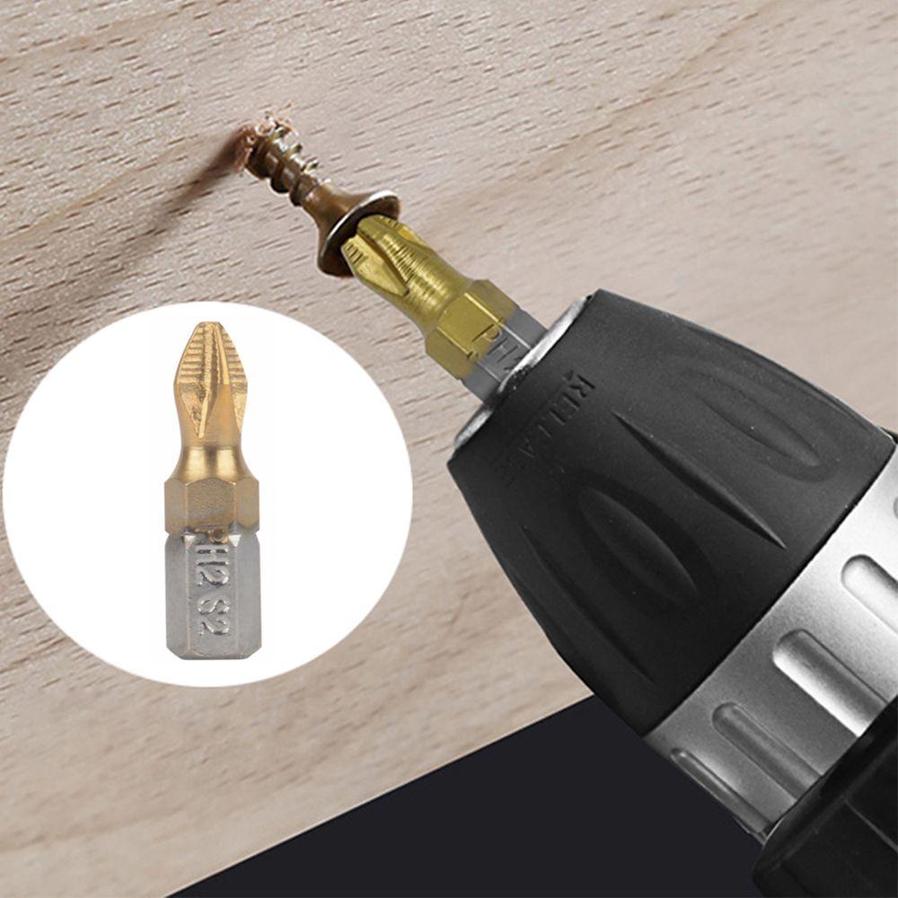 Mũi Khoan 25mm Dài 1 / 4 &quot;Bằng Hợp Kim Titan Chống Trượt Chuyên Dụng Cho Máy Khoan Điện