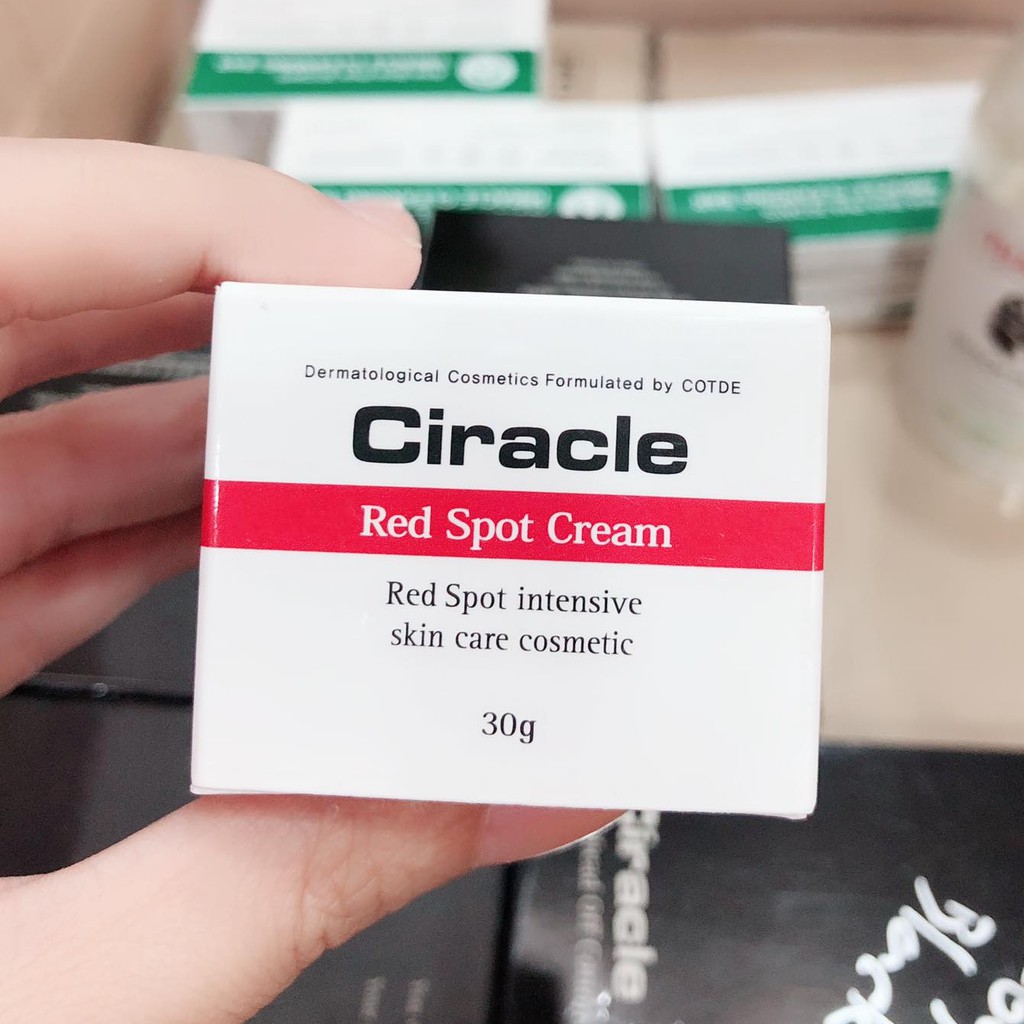 Kem GIẢM MỤN Và Vết Thâm Mụn Ciracle Red Spot Cream - GIẢM Mụn Sưng Đỏ, Mụn Bọc, Mụn Mủ, Mụn Viêm