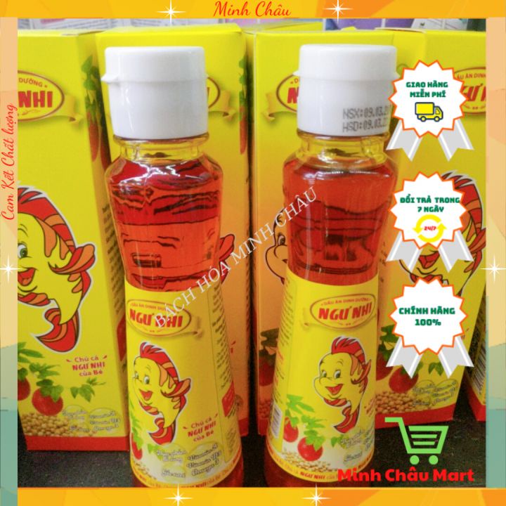 Dầu Gấc Dành Cho Trẻ Em Nhãn Hiệu Ngư Nhi,An Toàn Tốt Cho Trẻ Chai 150ml