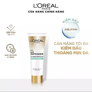 Kem chống nắng L’Oreal Paris UV Defender kiềm dầu 15ml​