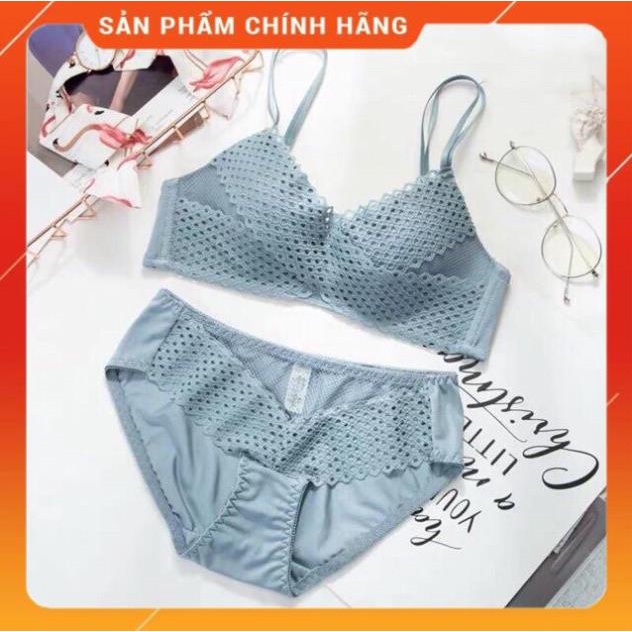Bộ Đồ Lót Sweer Girl Nâng Ngực, Đệm Mỏng, Không Gọng 994