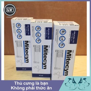 Alkin Mitecyn trị viêm da, nấm ghẻ cho chó mèo Phụ kiện Long Vũ