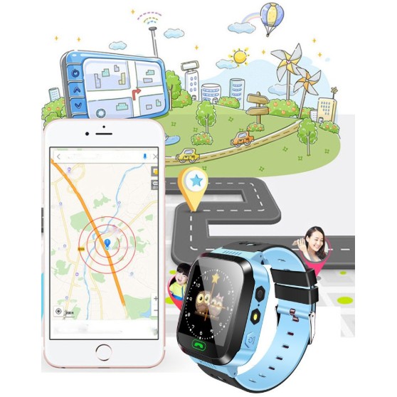 Đồng hồ định vị trẻ em hỗ trợ GPS,LBS và ứng dụng SeTracker