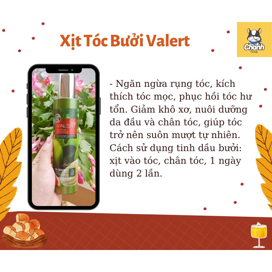 Xịt Tóc Bưởi Valert