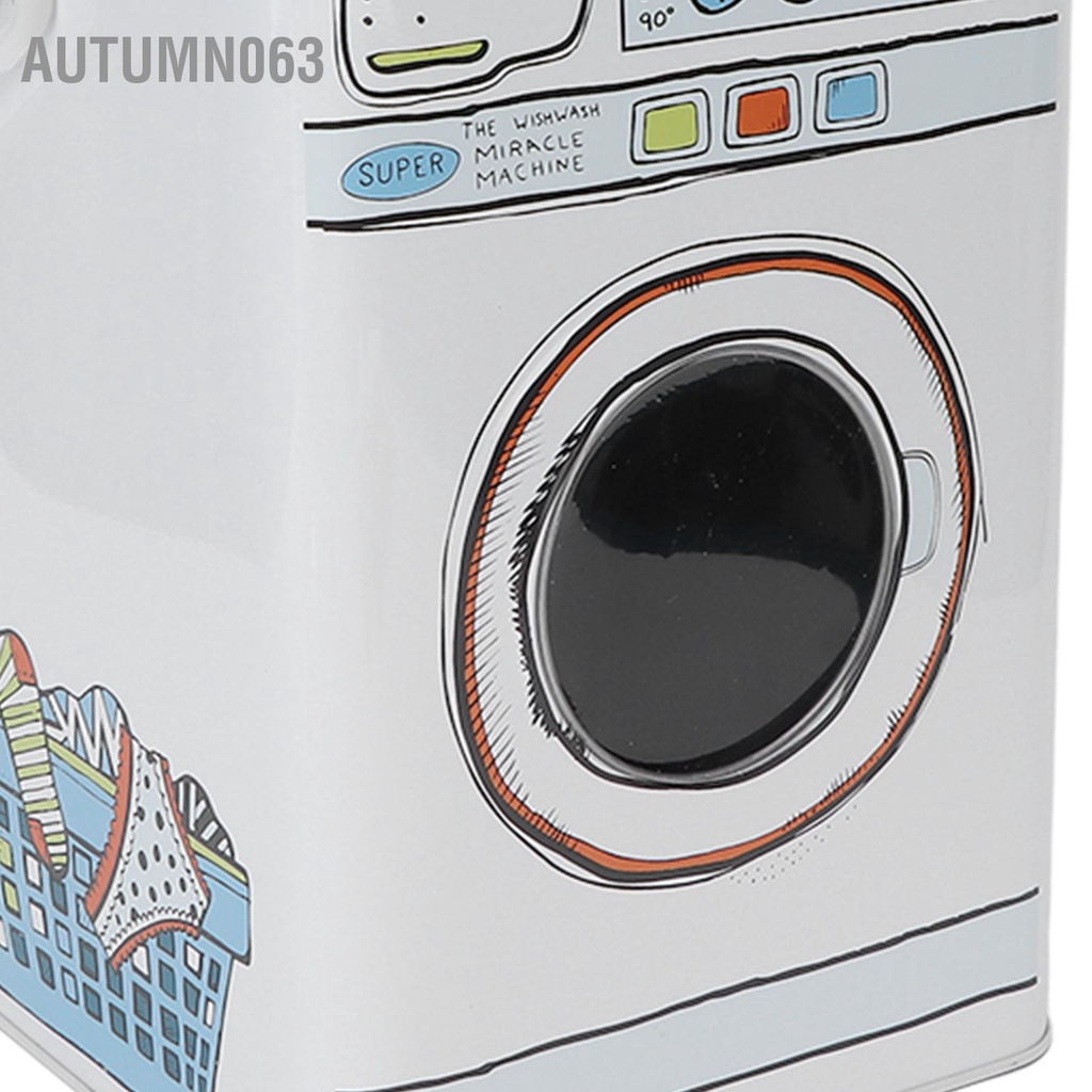 Bột giặt Hộp kim loại đựng đồ bằng Dung tích lớn bột để Viên Màu xanh Autumn063