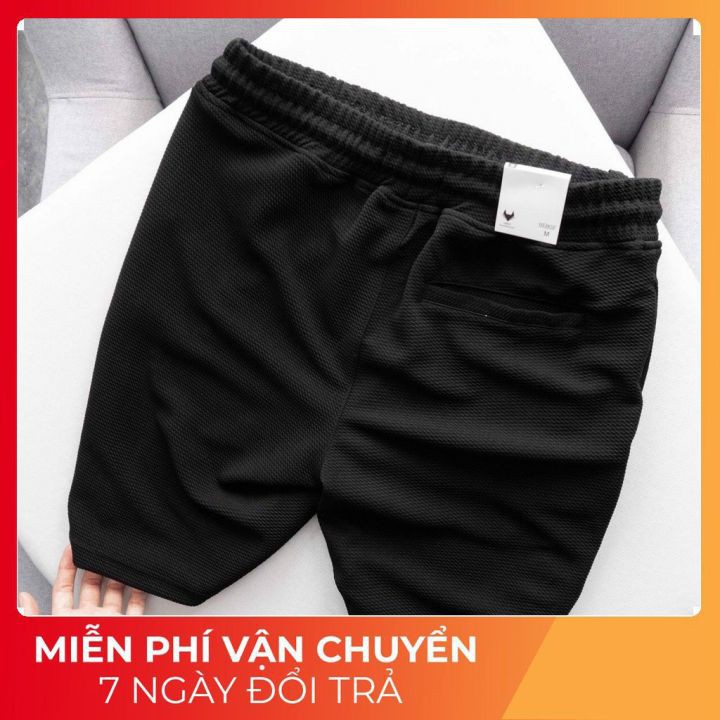 Quần ngố nam ⚡1 ĐỔI  1⚡ vải kim cương, Short nam co dãn vải cực mát - HALLO STORE