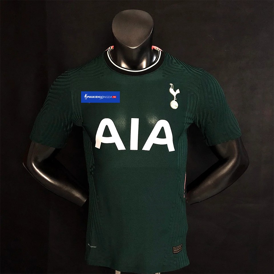 【Bodyfit Player】Áo Tottenham xanh rêu sân khách 2020-2021, áo Tottenham sân khách 2021 xanh rêu ❝Thái Lan❞