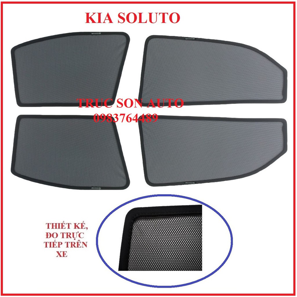 KIA SOLUTO Rèm che nắng chắn nắng ô tô theo xe gắn nam châm