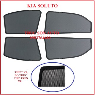 KIA SOLUTO Rèm che nắng chắn nắng ô tô theo xe gắn nam châm
