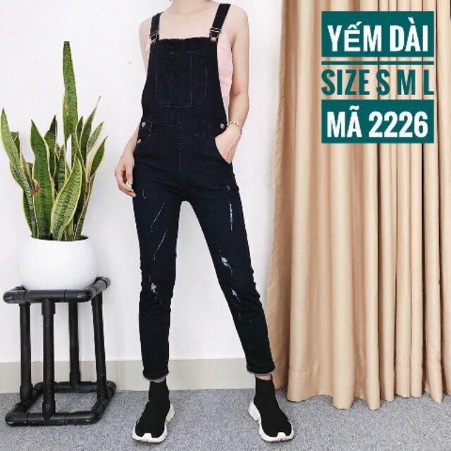 Quần yếm jeans