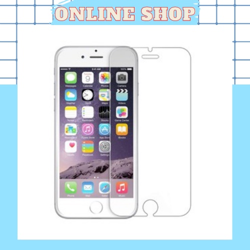 Kính Cường lực 2.5D trong suốt 6/6plus/6s/6s plus/6/7/7plus/8/8plus/x/xs/xs max/11/11 pro/11 promax - Shin Case