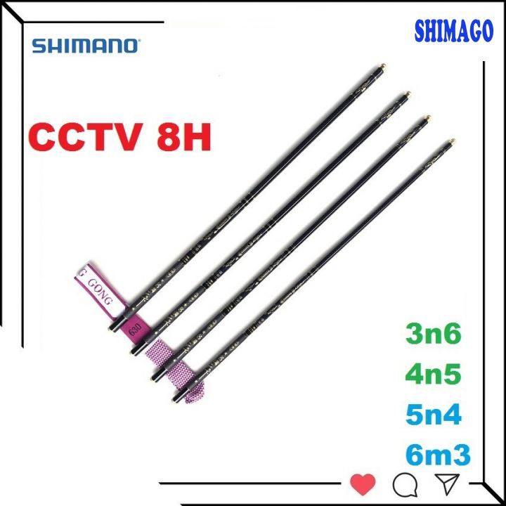 Cần Câu Tay Shimano CCTV 8H - Cần Bạo Lực Tải Cá Cao [CT-3]