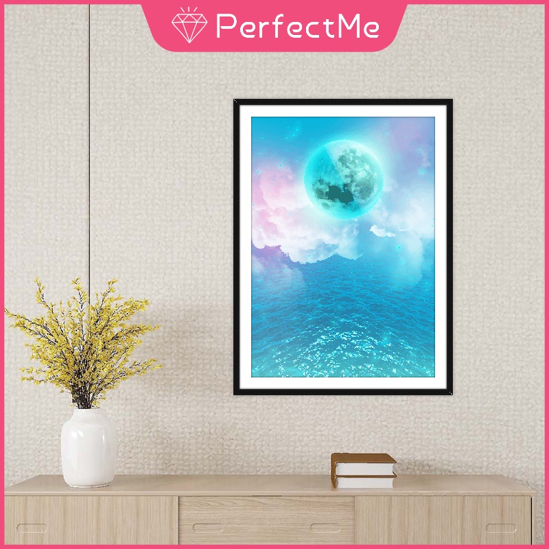 Bộ tranh đính đá DIY họa tiết kỳ lân 5D độc đáo kích thước 30x40cm tiện dụng trang trí nội thất