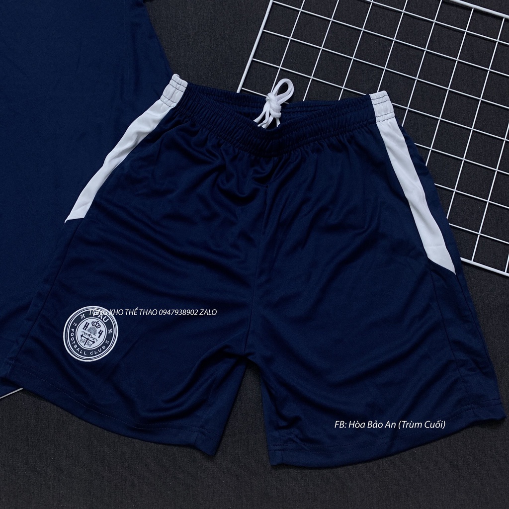 Áo Bóng Đá Training CLB Pau FC 2023 Màu Tím Than - Bộ quần áo thể thao traing Pau FC Mẫu chính thức phom 43-90kg