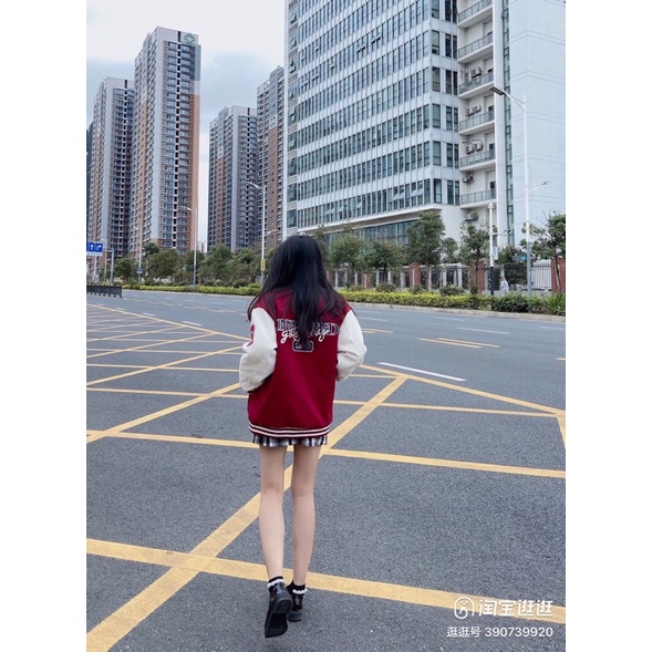 áo khoác bomber nam nữ phối tay hàng đẹp big size 90kg