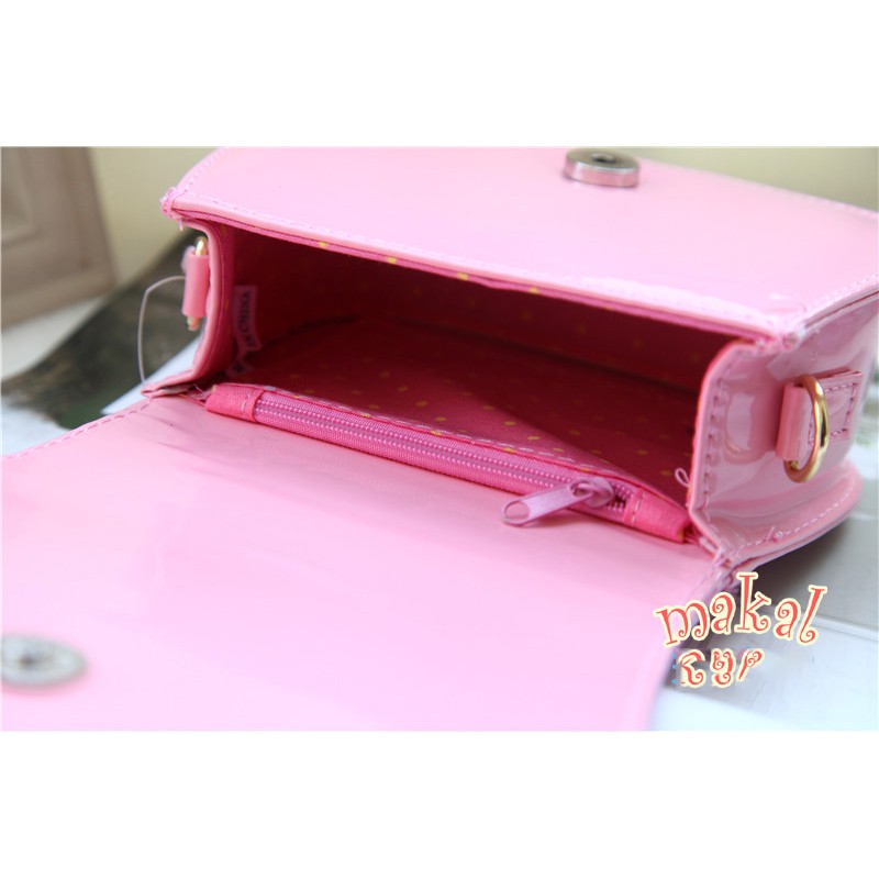 Túi xách công chúa Elsa dễ thương cho bé gái 3- 10 tuổi có dây đeo chéo