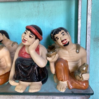 Tượng Chí Phèo Thị Nở 22cm