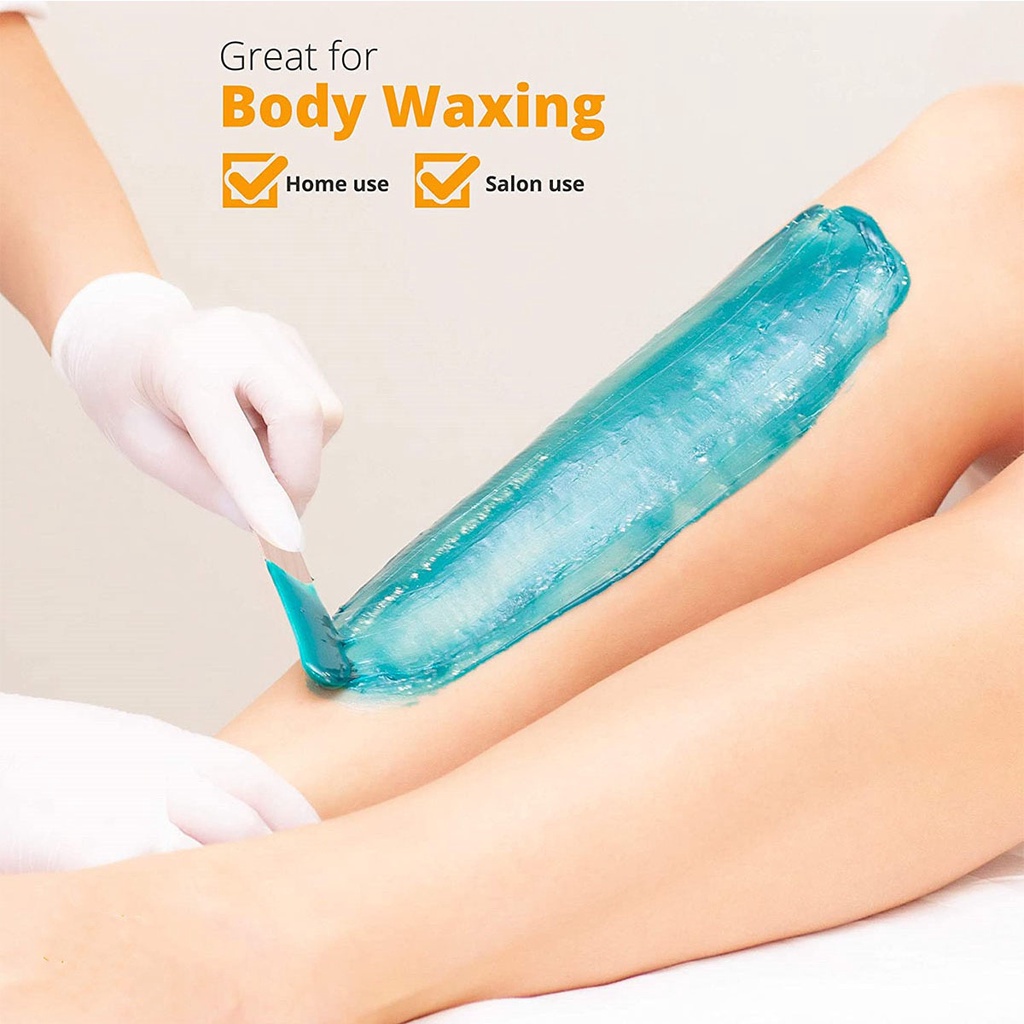 RUOALL Set 50 Que Gỗ RUOALL Bôi Sáp Tẩy Lông Dùng Một Lần 50G