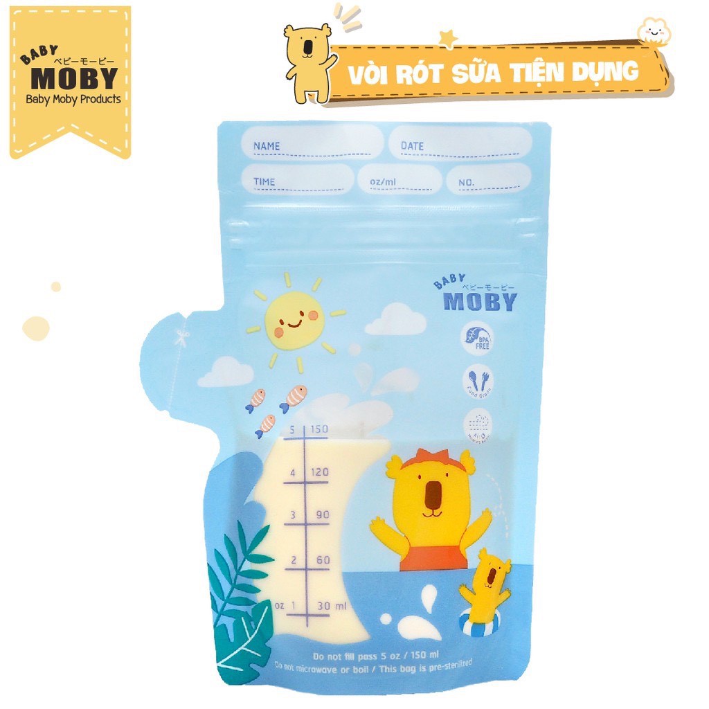 [Mã FMCG8 giảm 8% đơn 500K] [RẺ VÔ ĐỊCH] [CHÍNH HÃNG] TÚI TRỮ SỮA MOBY ❤️ TIỆN LỢI ❤️ AN TOÀN ❤️ VỆ SINH