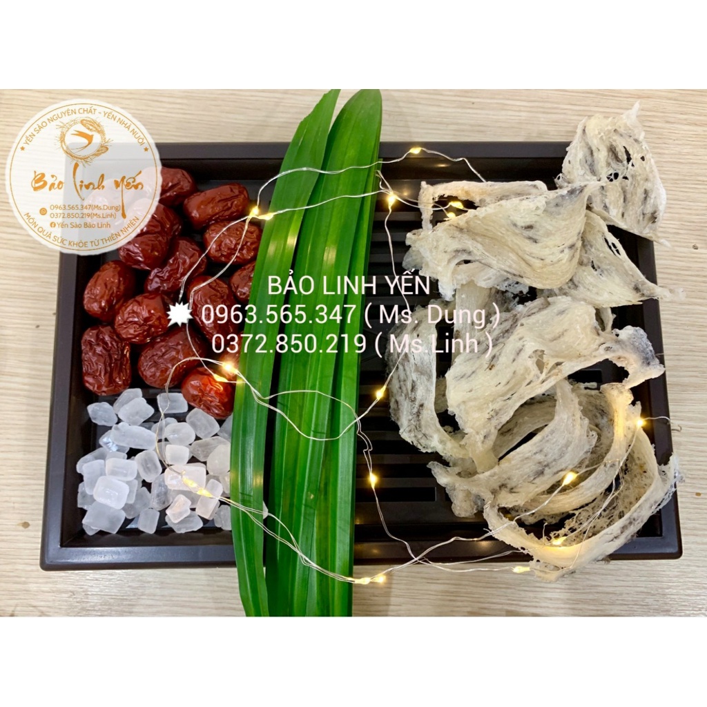 Tổ yến sào thô nguyên tổ nguyên chất 10gr 50gr 100gr tổ yến già ít lông-Bảo Linh Yến - Tặng kèm nguyên liệu