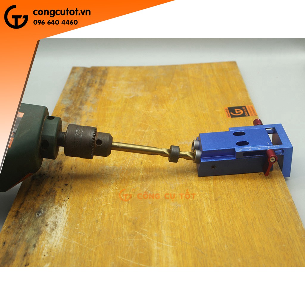 Mũi khoan xiên gỗ 9.0 x 180mm phủ Titanium chuôi tròn