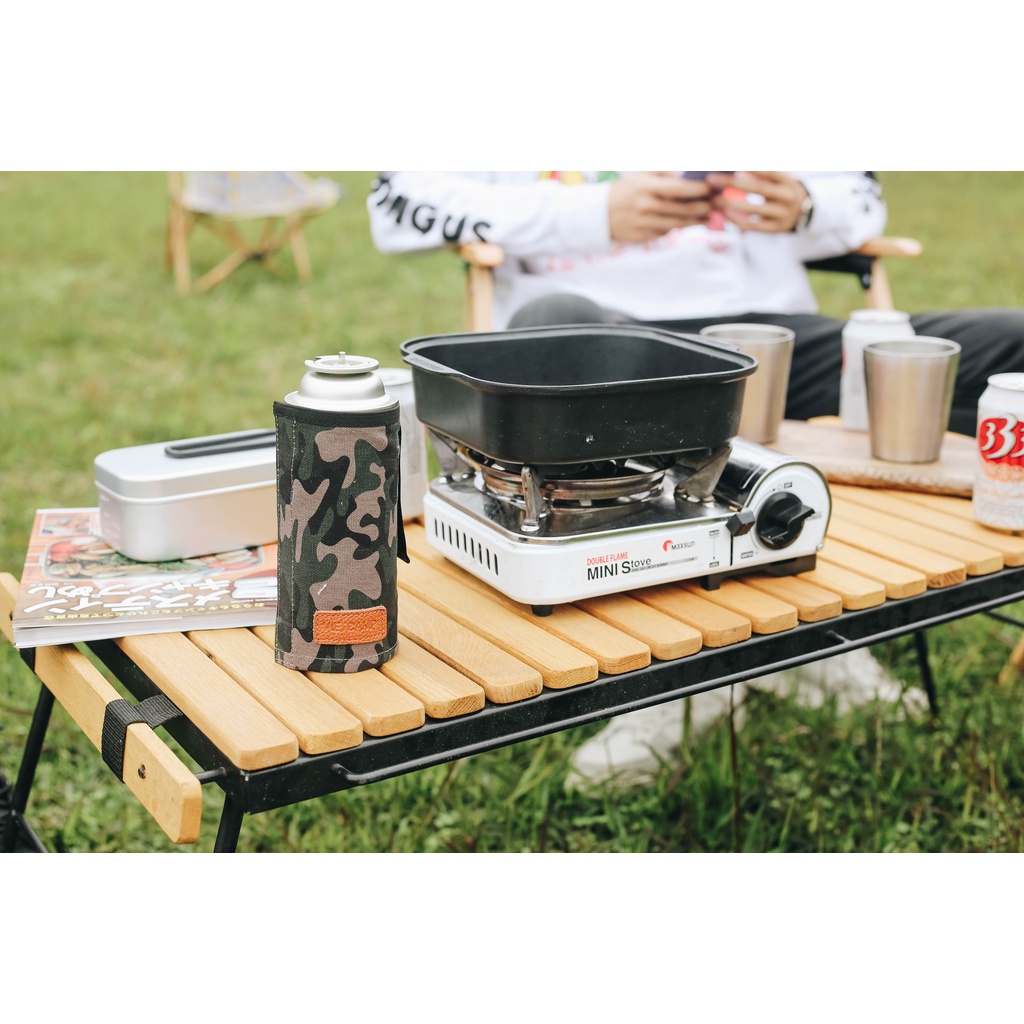 Vải bọc bình ga mini Vietcamp cho 2 loại bình dài 220g - tròn 230g