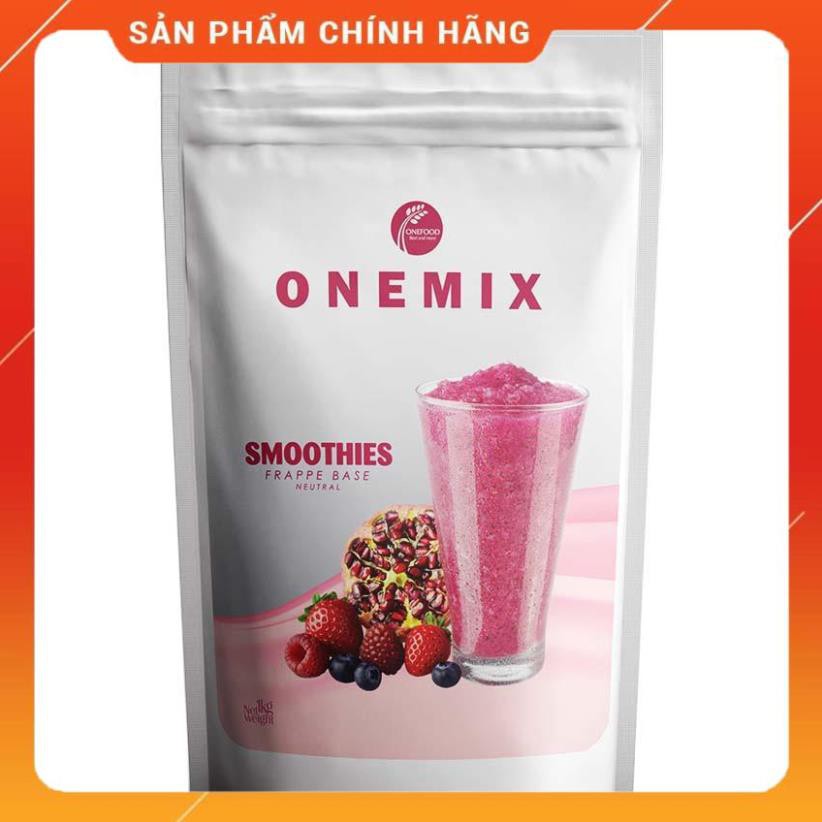 Bột Mix (Bột Frappe) OneMix Smoothies - túi 1kg  - Hàng chính hãng