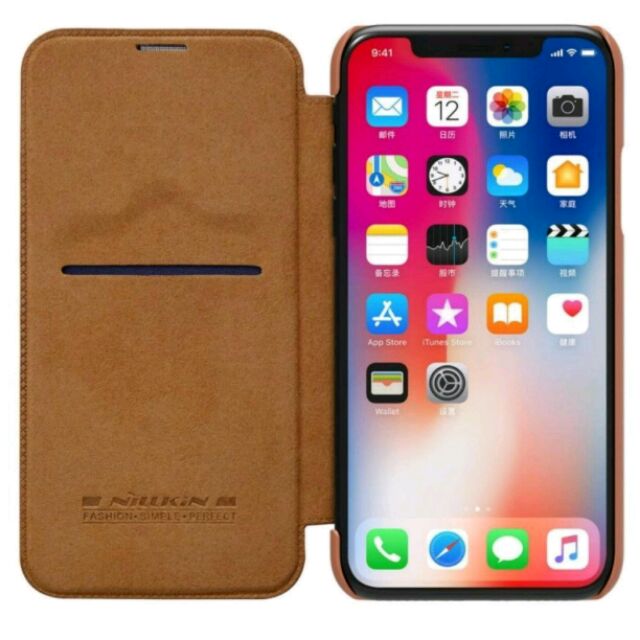 Bao da nillkin cho iPhone X (Qin) chính hãng