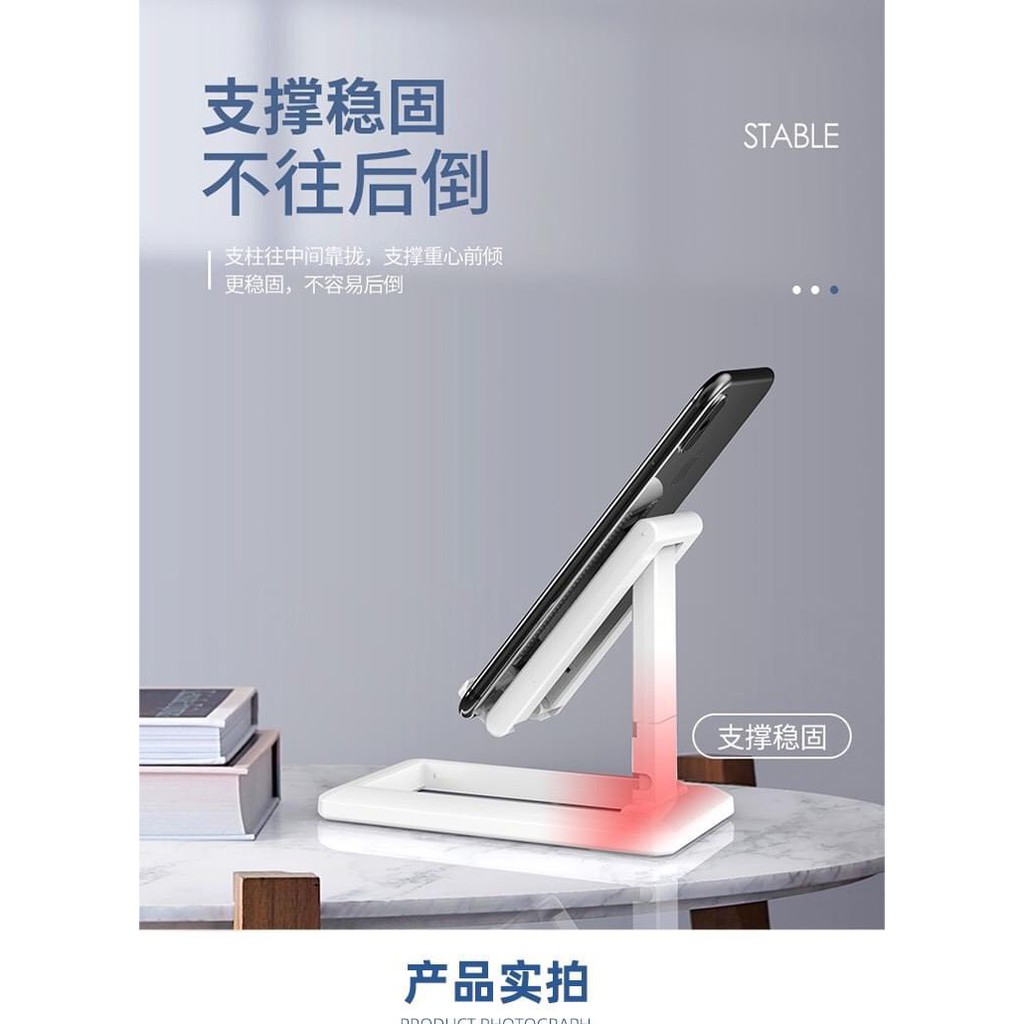 [GIÁ ĐỠ] Kệ điện thoại, iPad để bàn có thể gập gọn, chống tê mỏi tay | BigBuy360 - bigbuy360.vn