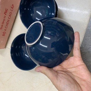 Bộ 10 bát con men xanh lục