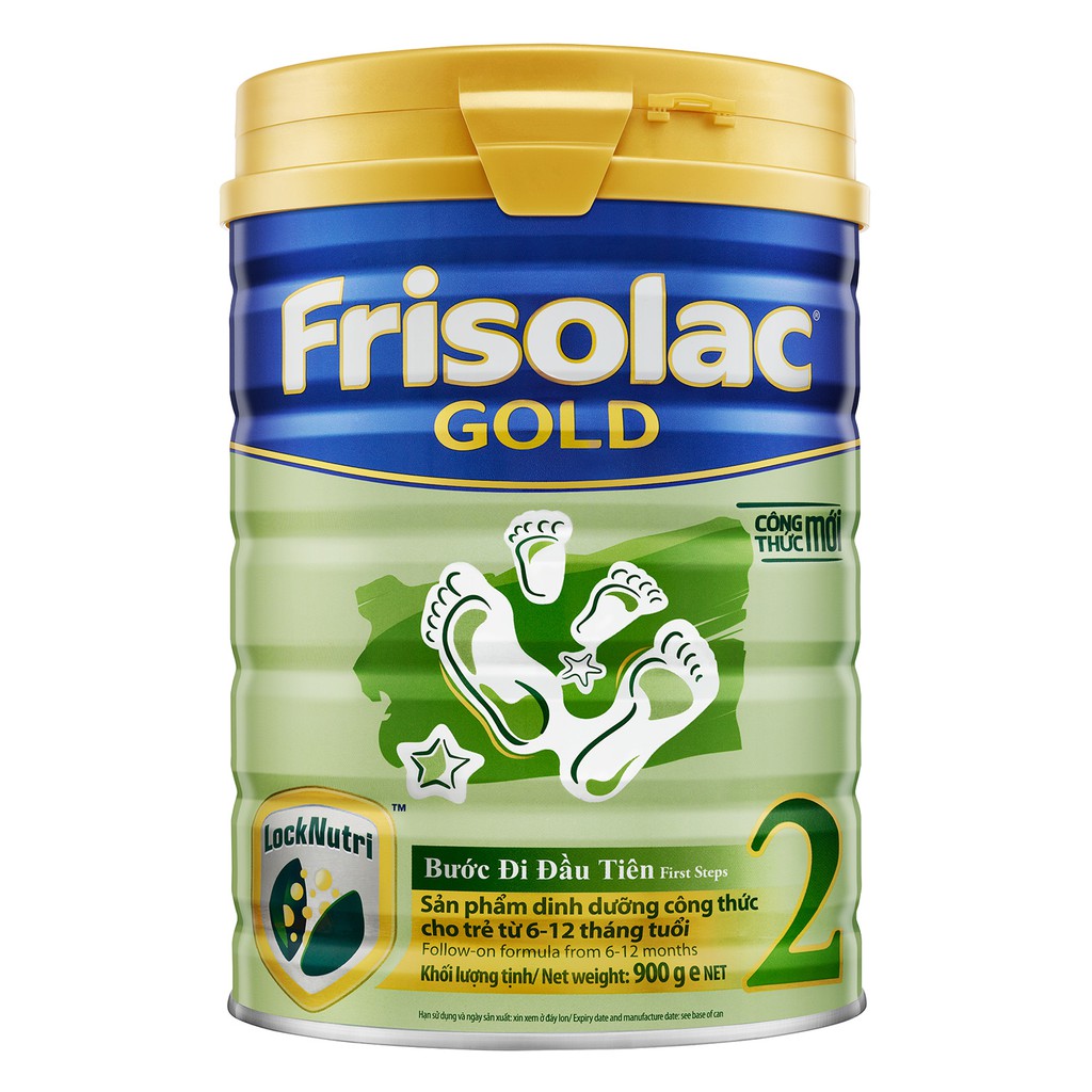 sữa bột frisolac Gold 2 900g date 2020