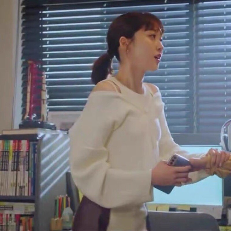 ÁO LEN TRỄ VAI JU SEOK KYUNG PENTHOUSE